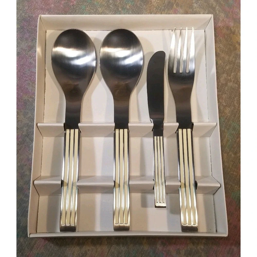 NEW IN BOX 1980's MESA WHITE by Dansk 4‎ Piece Completer Set Japan